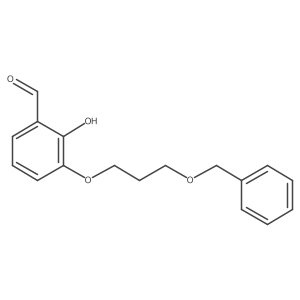 3-(3-(Benzyloxy)propoxy)-2-hydroxybenzaldehyde结构式