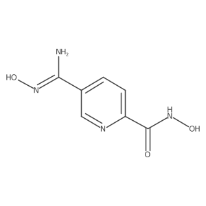 N-Hydroxy-5-(N-hydroxycarbamimidoyl)picolinamide结构式