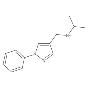 [(1-phenyl-1H-pyrazol-4-yl)methyl](propan-2-yl)amine Structure
