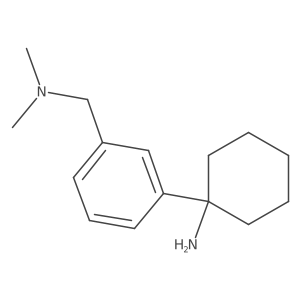 1-{3-[(Dimethylamino)methyl]phenyl}cyclohexan-1-amine结构式