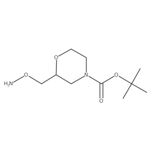 Tert-butyl 2-[(aminooxy)methyl]morpholine-4-carboxylate Structure