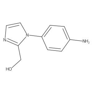 (1-(4-Aminophenyl)-1H-imidazol-2-yl)methanol结构式
