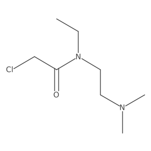 2-Chloro-N-(2-(dimethylamino)ethyl)-N-ethylacetamide结构式