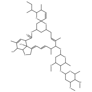 AVermectin A1a, 5-O-demethyl-4 inverted exclamation marka inverted exclamation marka-deoxy-4 inverted exclamation marka inverted exclamation marka-(methylamino)- Structure