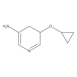5-Cyclopropoxy-4,5-dihydropyridin-3-amine Structure
