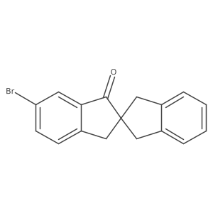 6-Bromo-1',3'-dihydro-2,2'-spirobi[inden]-1(3H)-one Structure