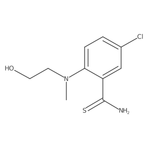 5-Chloro-2-[(2-hydroxyethyl)methylamino]benzenecarbothioamide Structure