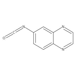 6-Isocyanatoquinoxaline结构式