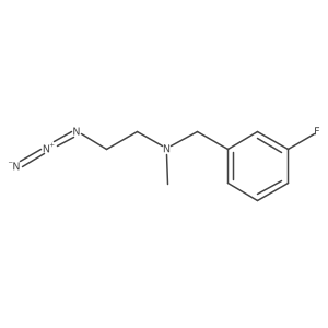 (2-Azidoethyl)[(3-fluorophenyl)methyl]methylamine结构式
