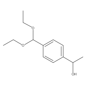 1-[4-(Diethoxymethyl)phenyl]ethanol Structure