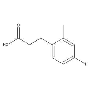 3-(4-Iodo-2-methylphenyl)propanoic acid结构式
