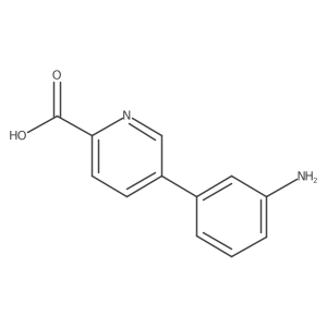 5-(3-Aminophenyl)picolinic acid Structure