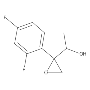 (1R)-1-[(2R)-2-(2,4-difluorophenyl)-2-oxiranyl]ethanol结构式