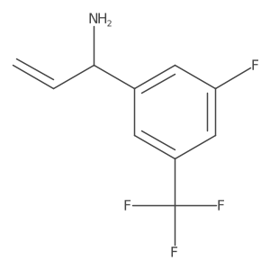 1-[3-Fluoro-5-(trifluoromethyl)phenyl]prop-2-EN-1-amine结构式