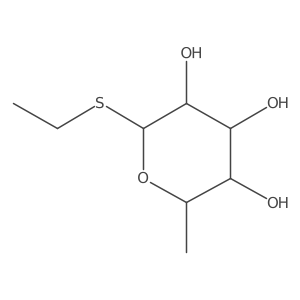 Ethyl 1-thio-beta-l-fucopyranoside结构式