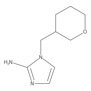 1-((Tetrahydro-2h-pyran-3-yl)methyl)-1h-imidazol-2-amine Structure