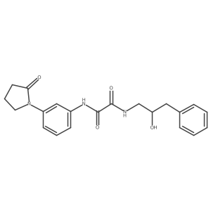 N1-(2-hydroxy-3-phenylpropyl)-N2-(3-(2-oxopyrrolidin-1-yl)phenyl)oxalamide Structure