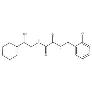 N1-(2-chlorobenzyl)-N2-(2-cyclohexyl-2-hydroxyethyl)oxalamide结构式
