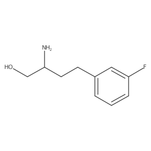 Benzenebutanol, I(2)-amino-3-fluoro- Structure