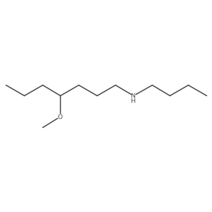 Butyl-(4-methoxy-heptyl)-amine Structure