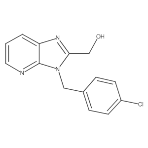 (3-(4-chlorobenzyl)-3H-imidazo[4,5-b]pyridin-2-yl)methanol Structure