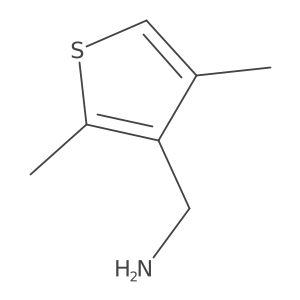 (2,4-Dimethylthiophen-3-yl)methanamine Structure