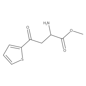 Methyl 2-amino-4-oxo-4-(thiophen-2-yl)butanoate结构式