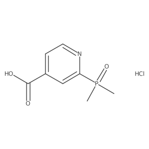 2-Dimethylphosphorylpyridine-4-carboxylic acid;hydrochloride结构式