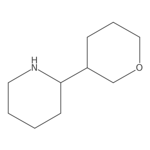 2-(Oxan-3-yl)piperidine Structure