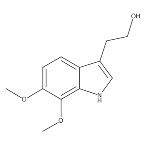 2-(6,7-dimethoxy-1H-indol-3-yl)ethanol结构式