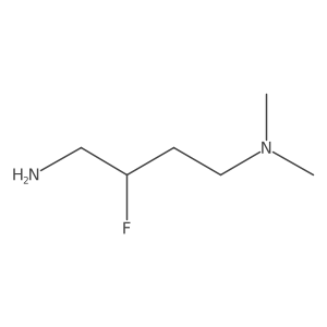 (4-Amino-3-fluorobutyl)dimethylamine结构式