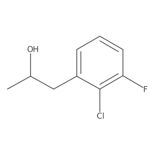 1-(2-Chloro-3-fluorophenyl)propan-2-ol Structure