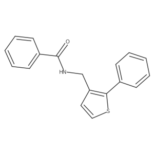 N-[(2-Phenyl-3-thienyl)methyl]benzamide Structure
