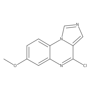 4-Chloro-7-methoxyimidazo[1,5-a]quinoxaline Structure