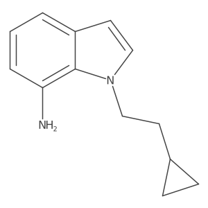 1-(2-cyclopropylethyl)-1H-indol-7-amine Structure