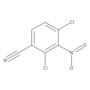 2,4-Dichloro-3-nitrobenzonitrile Structure