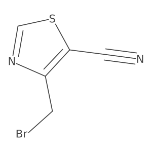 4-(Bromomethyl)-5-thiazolecarbonitrile Structure