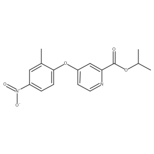 isopropyl 4-(2-methyl-4-nitro-phenoxy)pyridine-2-carboxylate Structure