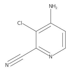 4-Amino-3-chloropicolinonitrile Structure