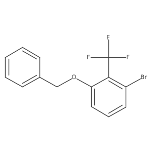 1-(Benzyloxy)-3-bromo-2-(trifluoromethyl)benzene Structure