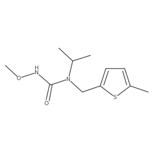 3-Methoxy-1-[(5-methylthiophen-2-yl)methyl]-1-(propan-2-yl)urea结构式