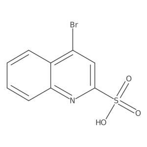 4-bromo-2-Quinolinesulfonic acid Structure