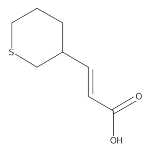 3-(Thian-3-yl)prop-2-enoic acid结构式