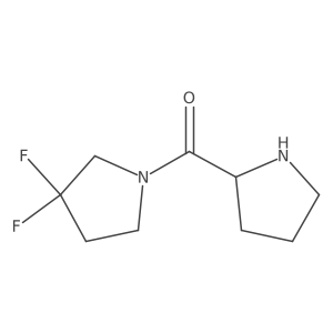 (S)-3,3-Difluoro-1-prolylpyrrolidine结构式