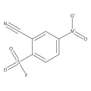 2-Cyano-4-nitrobenzene-1-sulfonyl fluoride Structure