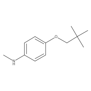 CNc1ccc(OCC(C)(C)C)cc1结构式