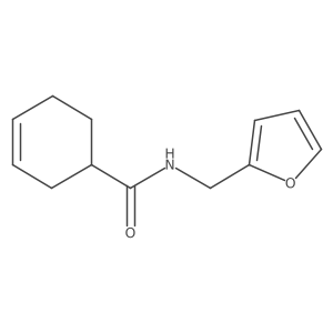 N-[(furan-2-yl)methyl]cyclohex-3-ene-1-carboxamide结构式