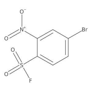 4-Bromo-2-nitrobenzene-1-sulfonyl fluoride结构式