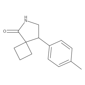 8-(4-Methylphenyl)-6-azaspiro[3.4]octan-5-one结构式