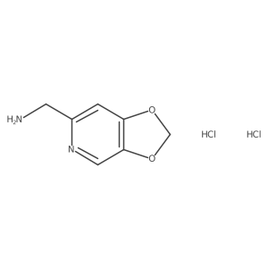 {2H-[1,3]dioxolo[4,5-c]pyridin-6-yl}methanamine dihydrochloride Structure